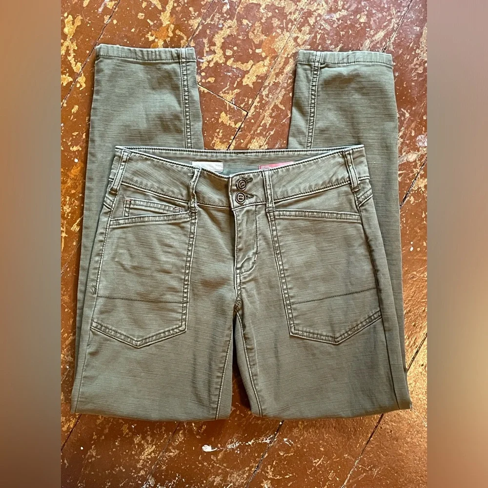 Pilcro The Wanderer Low Rise Ankle Length Pants - Picture 1 of 9